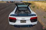 Audi R8 V10 on Blue Vossen Wheels (HC-1) 2017 года